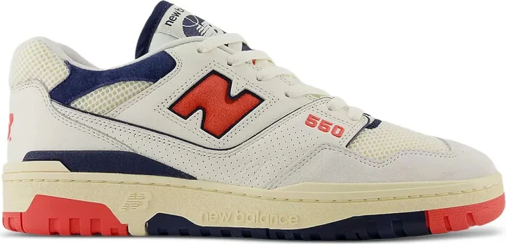 550 "Sea Salt Pack/Blast Red" sneakers