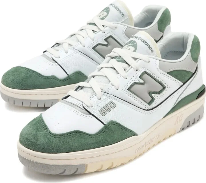 550 Suede-Panelled Sneakers - Image 2