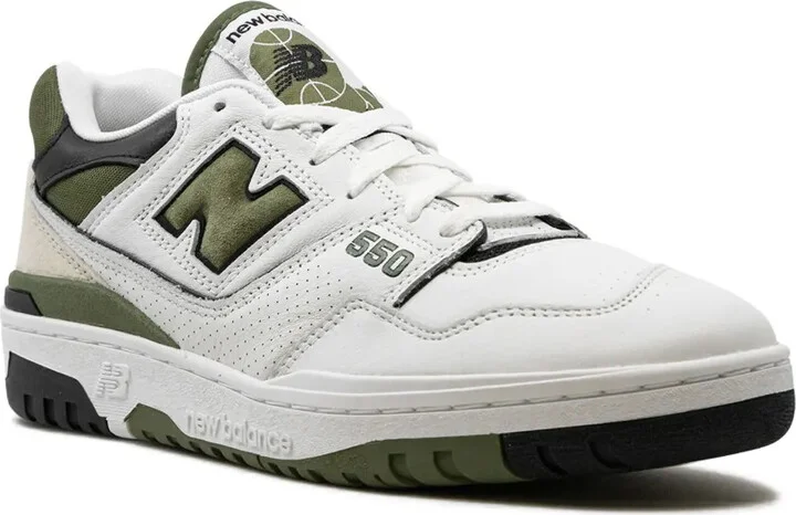 550 "White/Dark Olive" sneakers - Image 2