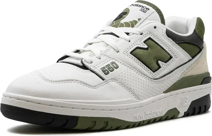 550 "White/Dark Olive" sneakers - Image 3