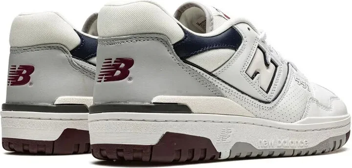 550 "White/Indigo/Burgundy" sneakers - Image 4