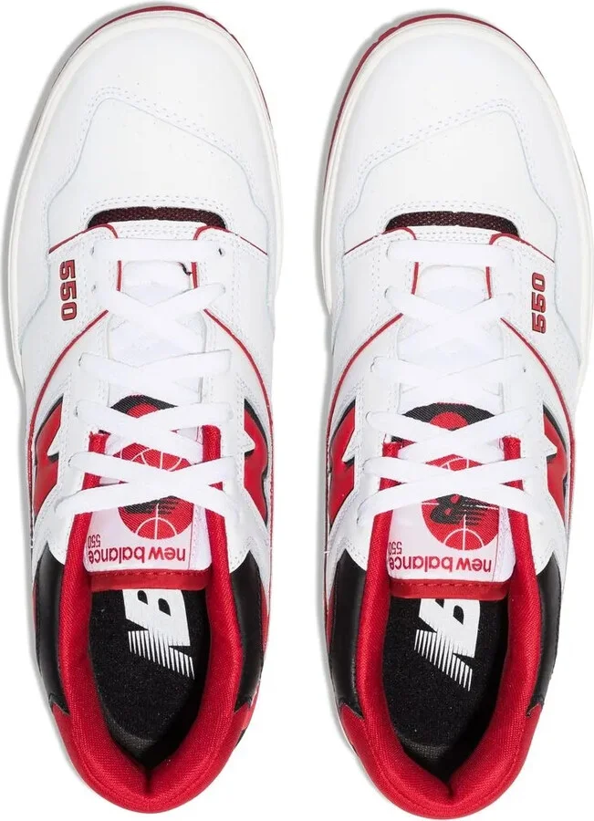 550 "White Red" sneakers - Image 4