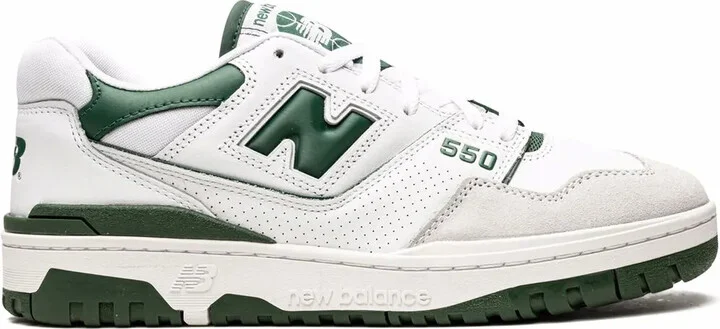 550 "White/Team Forest Green" sneakers