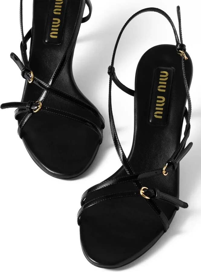 55cm Patent Leather Sandals - Image 4
