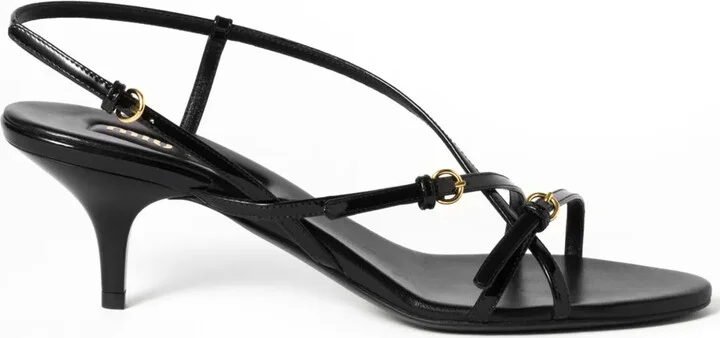 55cm Patent Leather Sandals