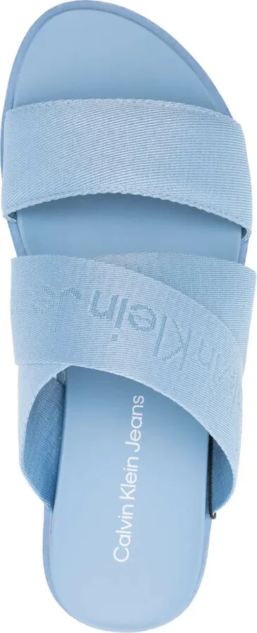 55m Logo-Jacquard Flatform Sandals - Image 4