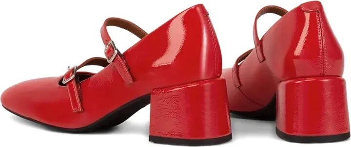 55mm Adison double-buckle block-heel pumps - Image 3