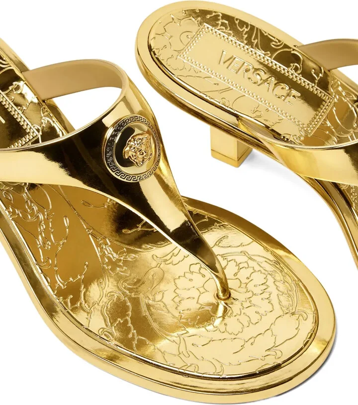 55mm Alia metallic mules - Image 5