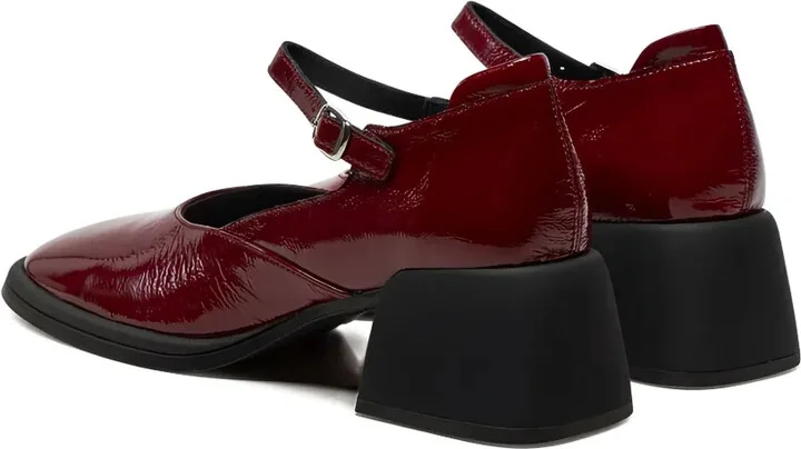 55mm Ansie patent-leather buckle pumps - Image 4