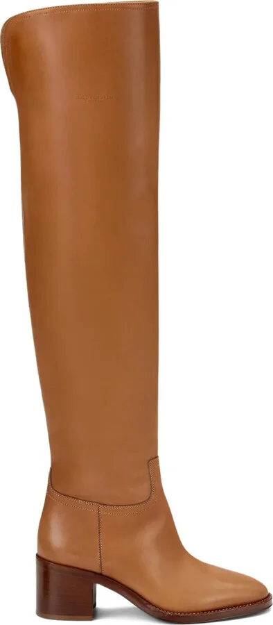 55mm Barnet leather knee-high boots