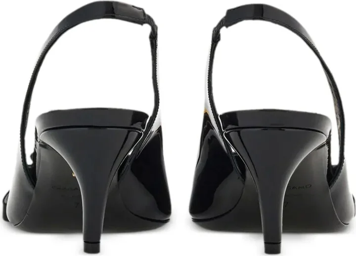 55mm Bow-Detail Patent Leather Pumps - Image 3