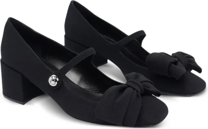 55mm bow-detailed Mary Jane pumps - Image 2