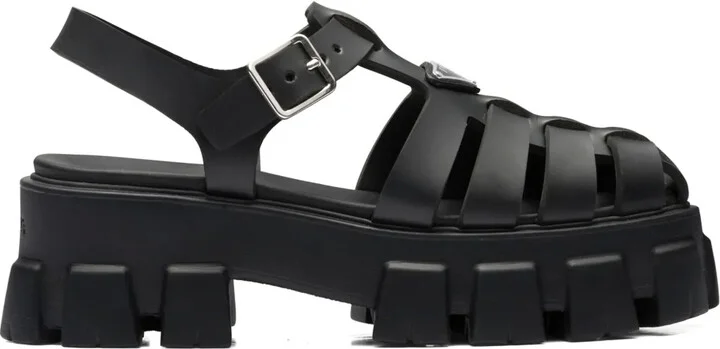 55mm Caged Platform Sandals