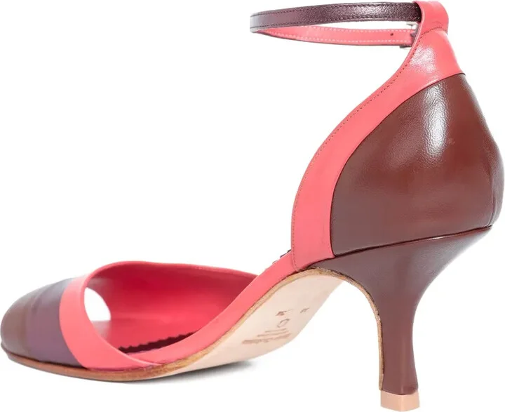 55mm Cartier leather ankle-strap sandals - Image 3