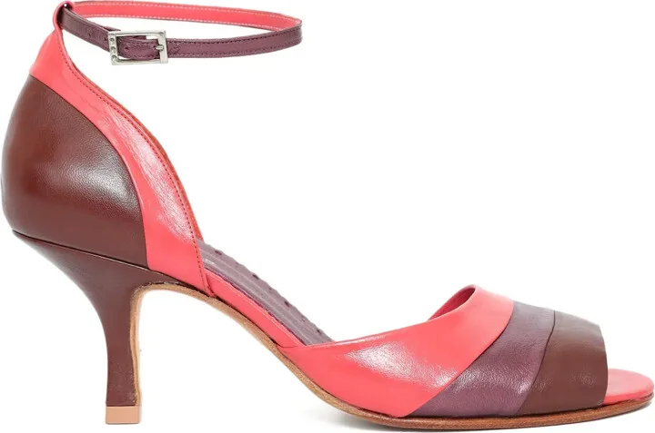 55mm Cartier leather ankle-strap sandals