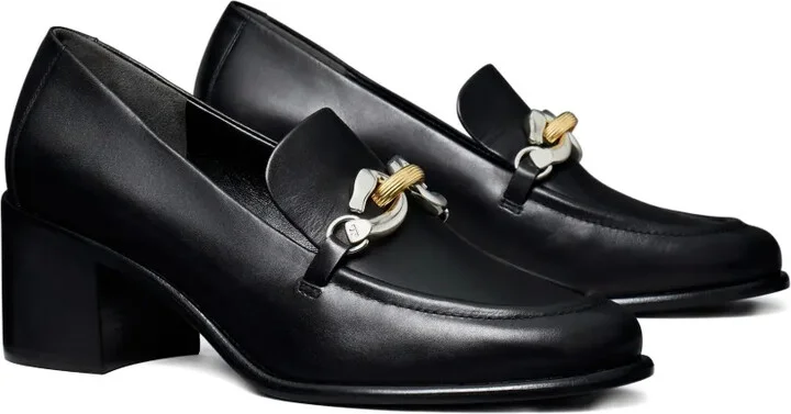 55mm Chain-Embellished Heeled Loafers - Image 2