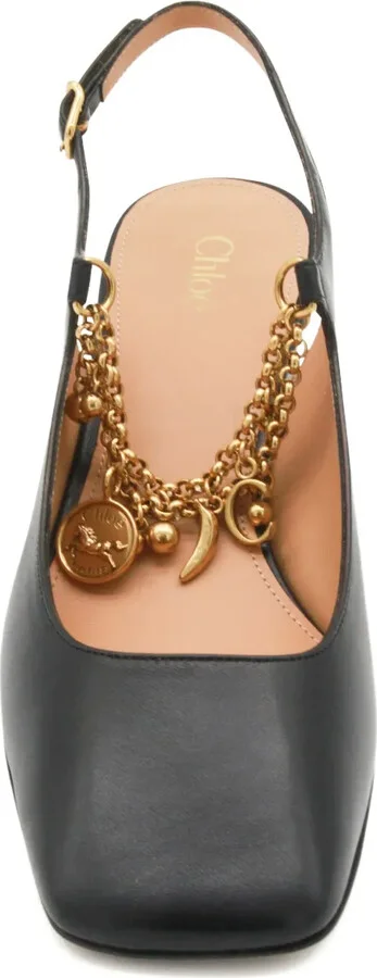55mm Chain-Embellished Pumps - Image 4