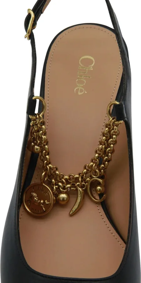 55mm Chain-Embellished Pumps - Image 5