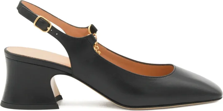 55mm Chain-Embellished Pumps