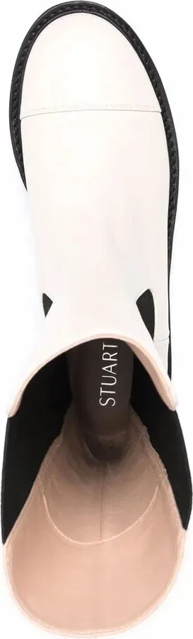 55mm Chunky Leather Boots - Image 4