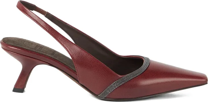 55mm City slingback pumps