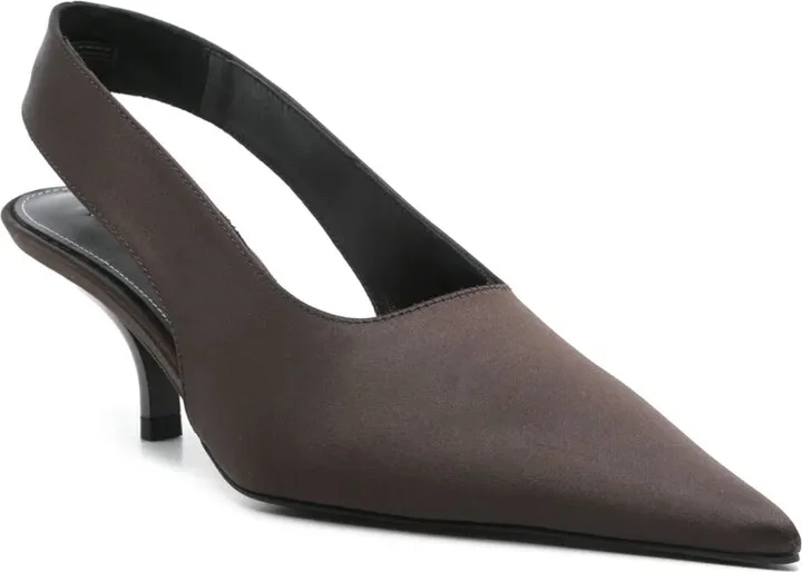 55mm Classic satin pumps - Image 2