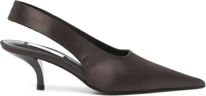 55mm Classic satin pumps