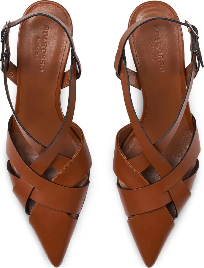 55mm Clio cross-strap kitten heels - Image 4