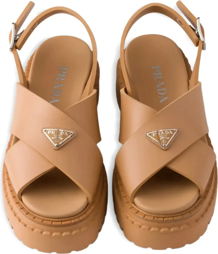 55mm Cross-Strap Platform Sandals - Image 3