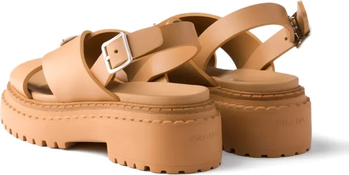55mm Cross-Strap Platform Sandals - Image 4