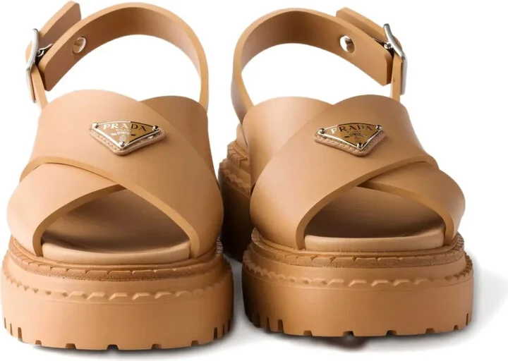 55mm Cross-Strap Platform Sandals - Image 5