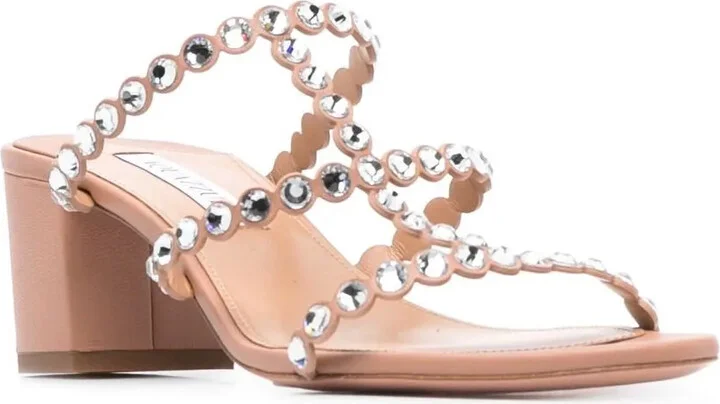 55mm Crystal-Embellished Open-Toe Sandals - Image 2