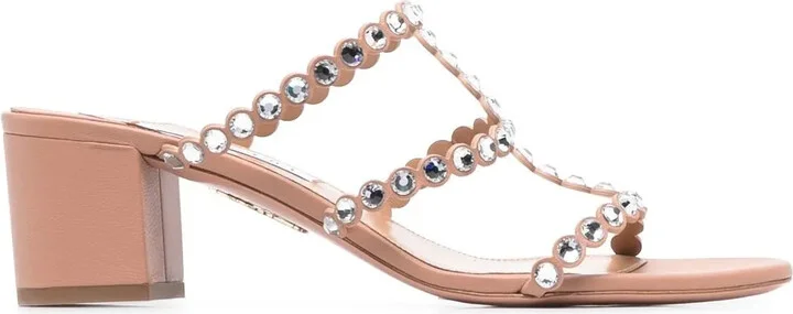 55mm Crystal-Embellished Open-Toe Sandals