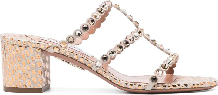 55mm Crystal-Embellished Sandals