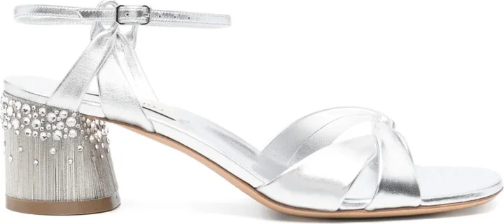 55mm Crystal-Embellished Sandals