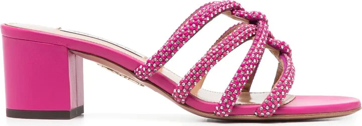 55mm Crystal-Embellished Sandals