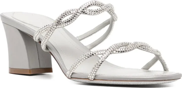 55mm Crystal-Embellishment Sandals - Image 2
