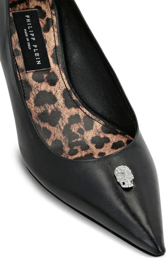 55mm Decollete Skull Strass pumps - Image 4