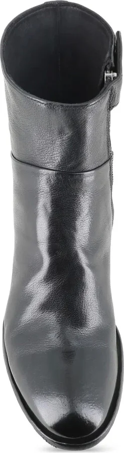 55mm Denner zip-detail leather boots - Image 3