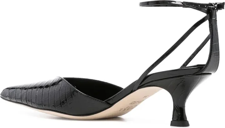 55mm Dina crocodile-effect pumps - Image 3