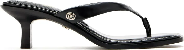 55mm Dollie leather heeled sandals