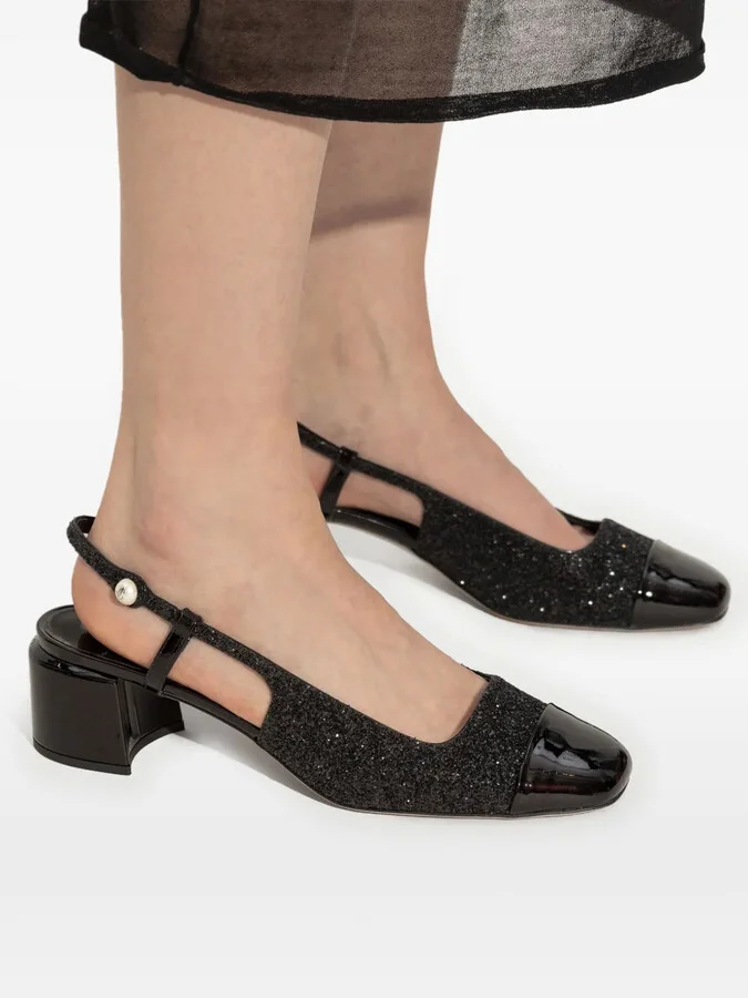 55mm Elisa sling-back pumps - Image 5