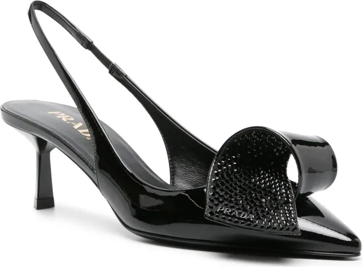 55mm Embellished Slingback Pumps - Image 2