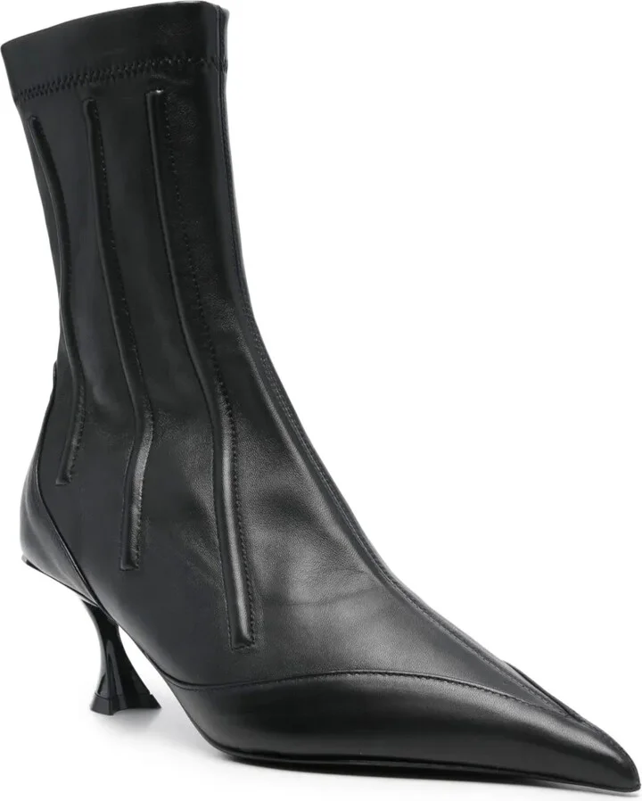 55mm Embossed-Detail Boots - Image 2