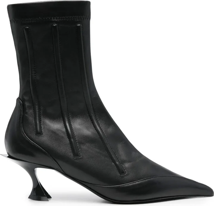 55mm Embossed-Detail Boots