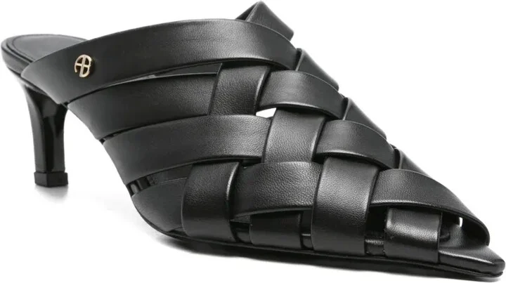 55mm Eve woven leather mules - Image 2