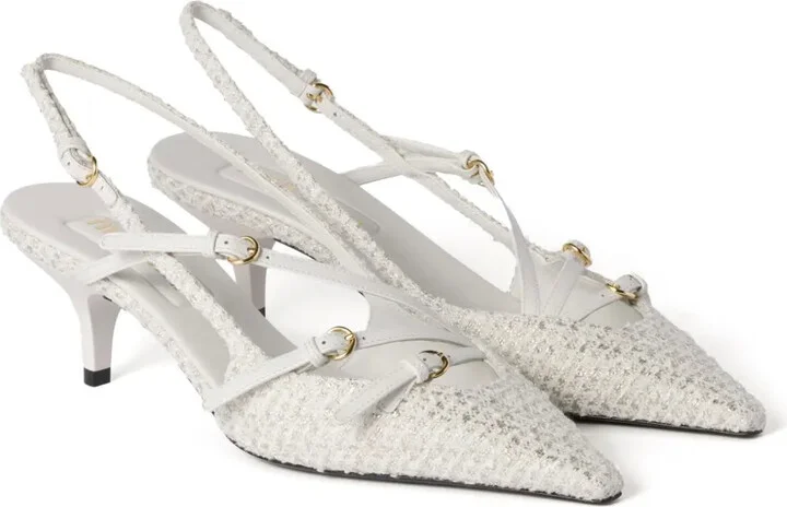55mm Fabric Slingbacks - Image 2