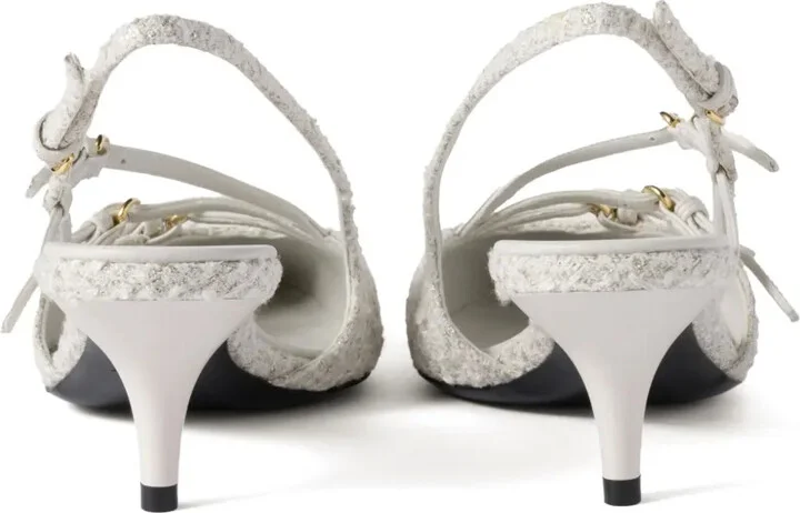 55mm Fabric Slingbacks - Image 3