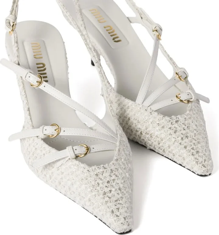 55mm Fabric Slingbacks - Image 4