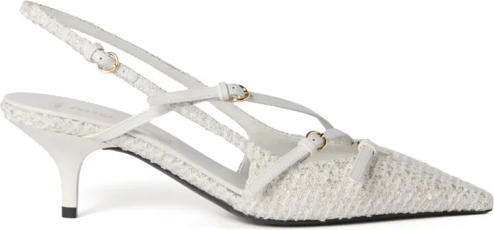 55mm Fabric Slingbacks